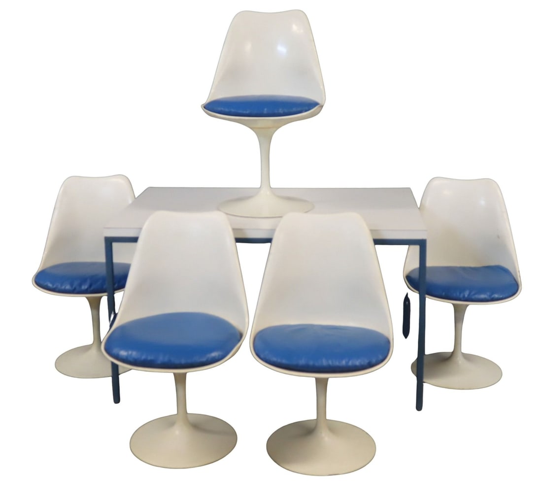Midcentury Knoll Table & 6 Chairs. (1 of 6)