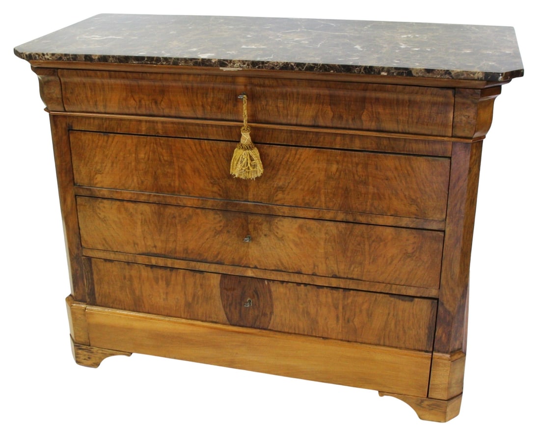 Antique Continental Marble Top Commode. (1 of 7)
