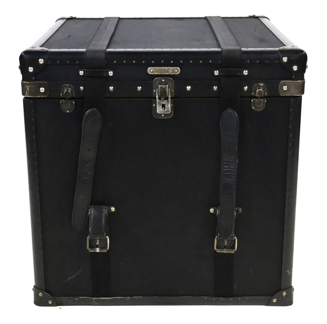 RALPH LAUREN City Modern Canvas & Leather Trunk. (1 of 9)