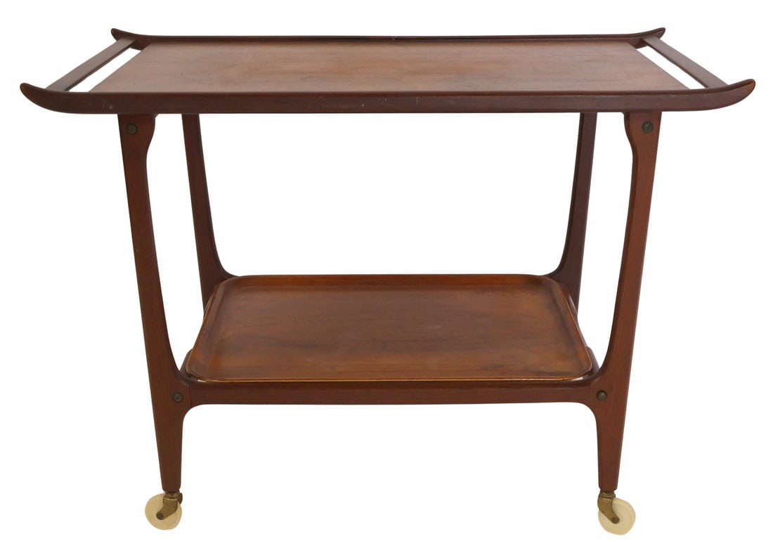 Midcentury Teak Serving Cart. (1 of 5)