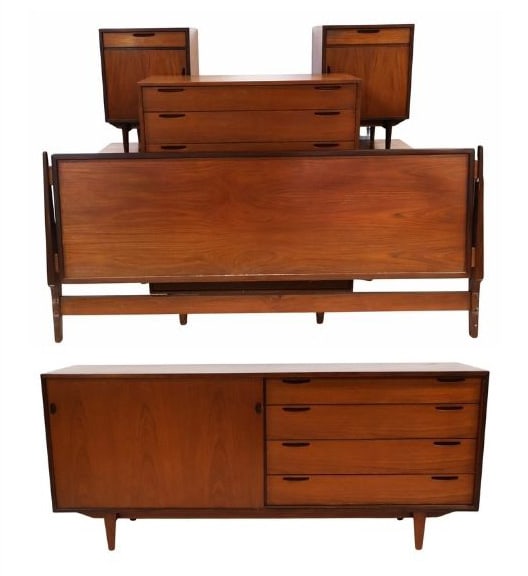 MIdcentury IB Kofod Larsen Danish 5 Piece Bedroom (1 of 8)
