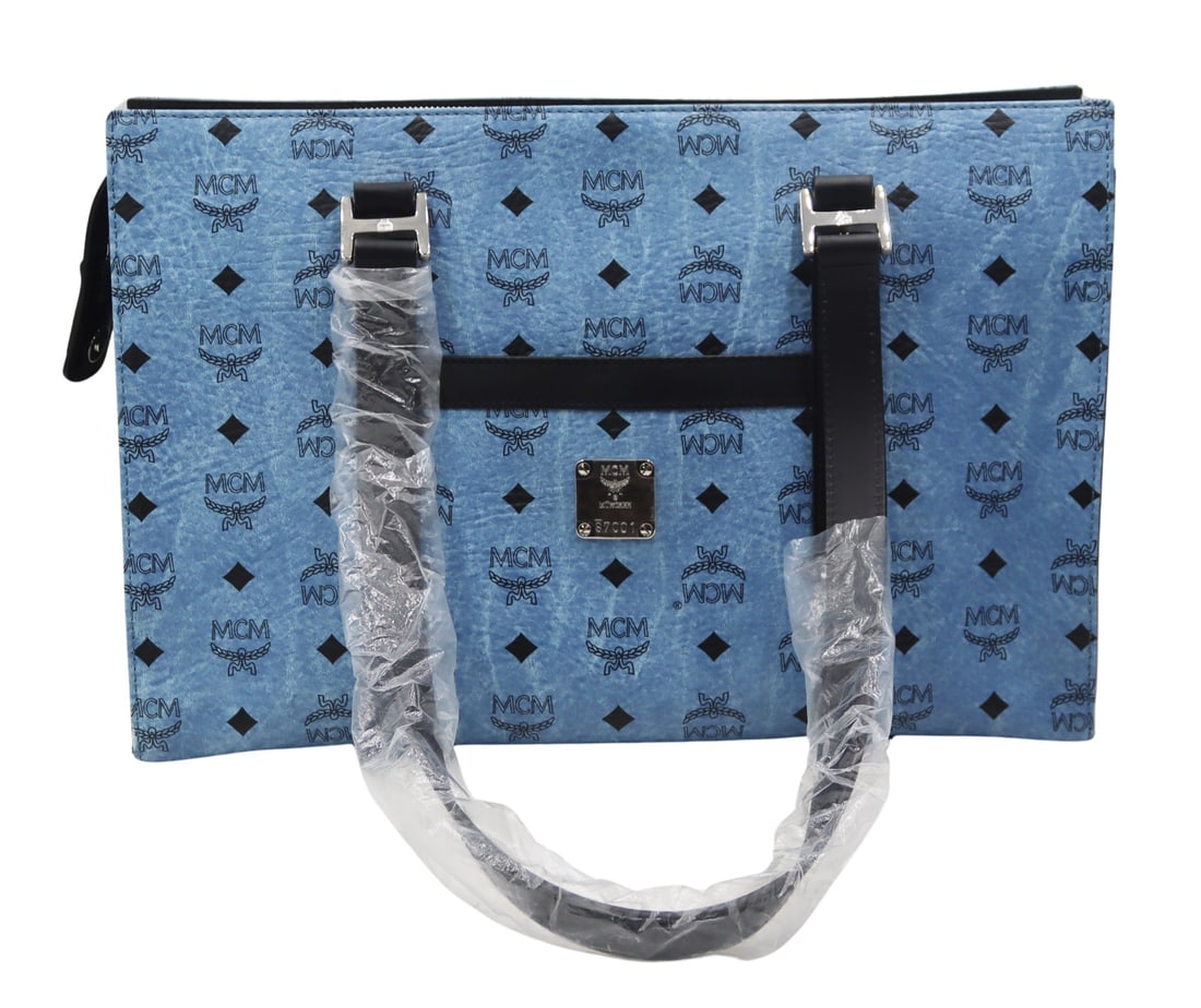 COUTURE. *LIKE NEW* MCM Le Denim Tote Bag. (1 of 12)