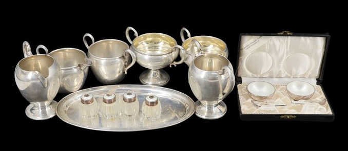 STERLING. Assorted Sterling Hollowware. (1 of 11)