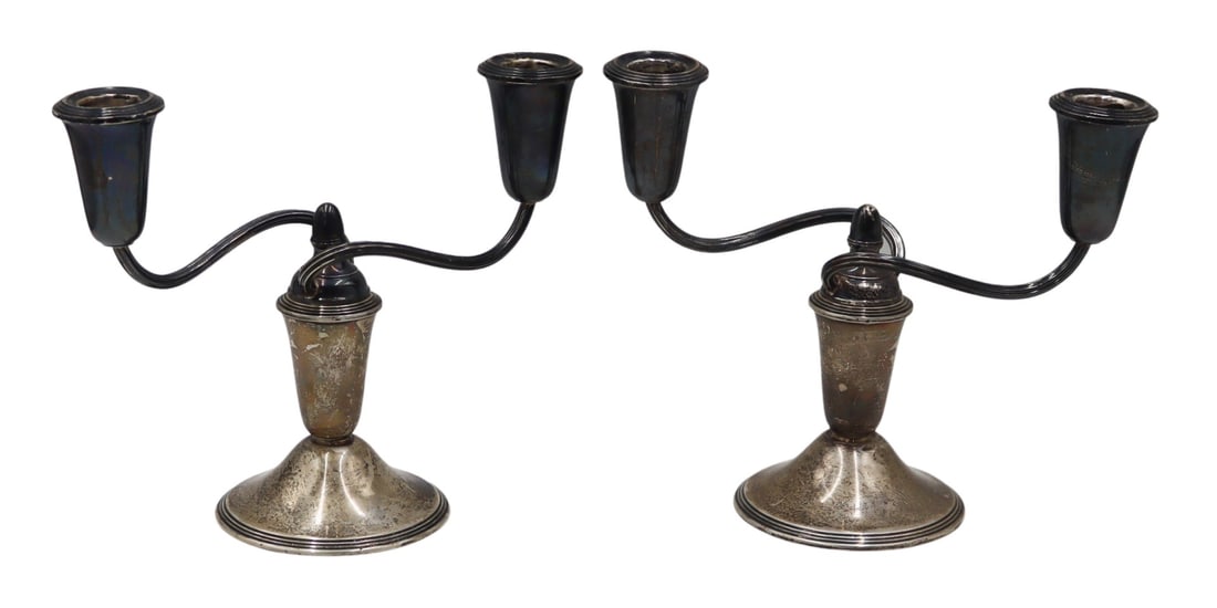 STERLING. Pair of Newport Weighted Sterling (1 of 6)
