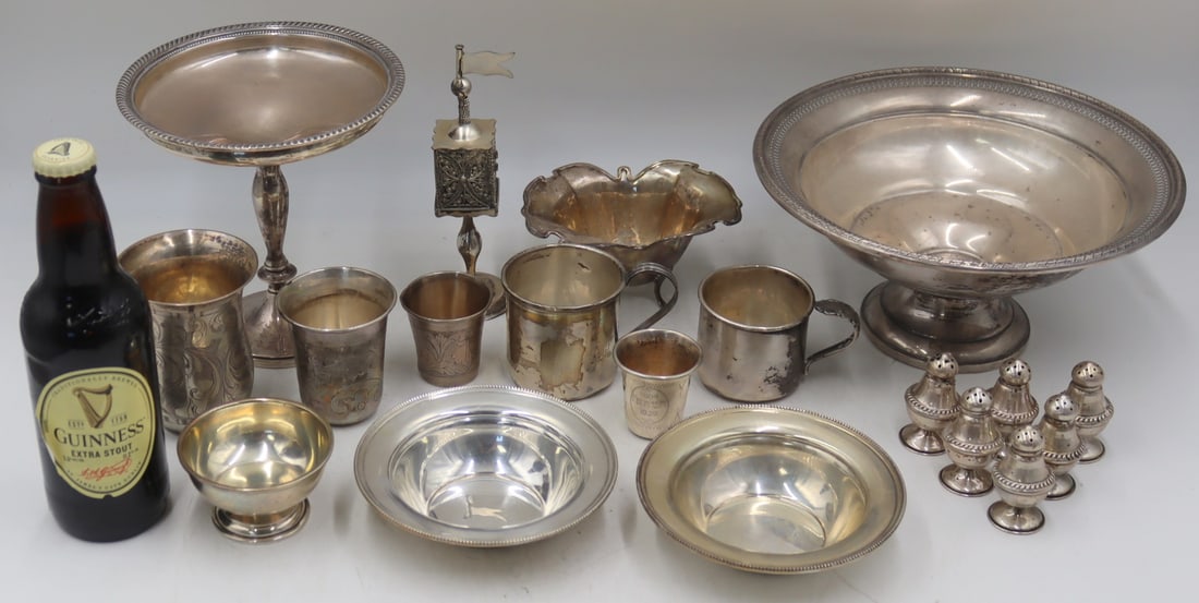 SILVER. Assorted Russian and American Silver. - 2