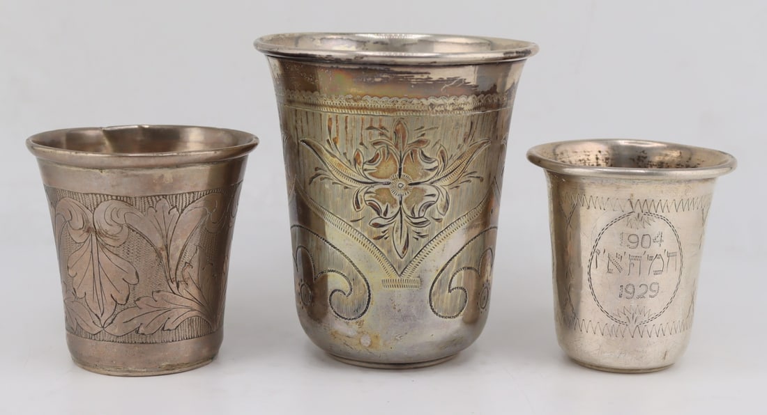 SILVER. Assorted Russian and American Silver. - 9