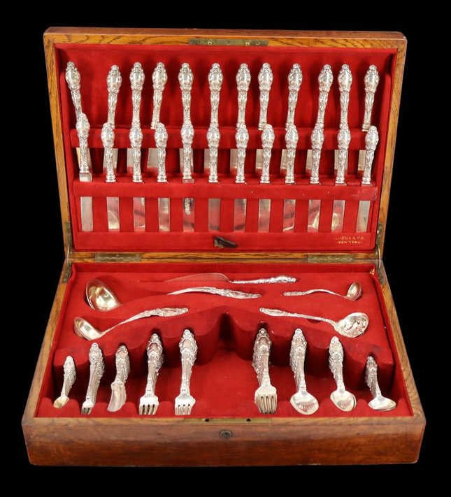 STERLING. Gorham Virginiana Sterling Flatware (1 of 19)