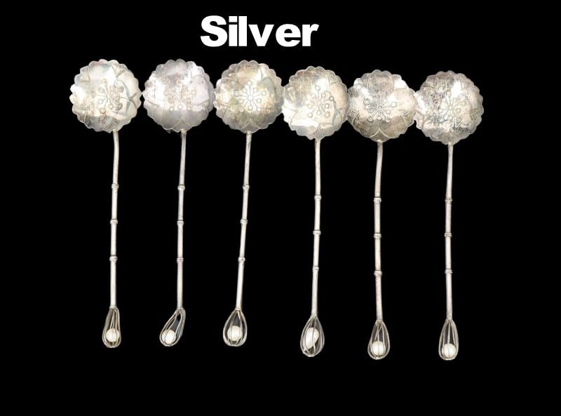 SILVER. Assorted Silver and Sterling Flatware. - 5