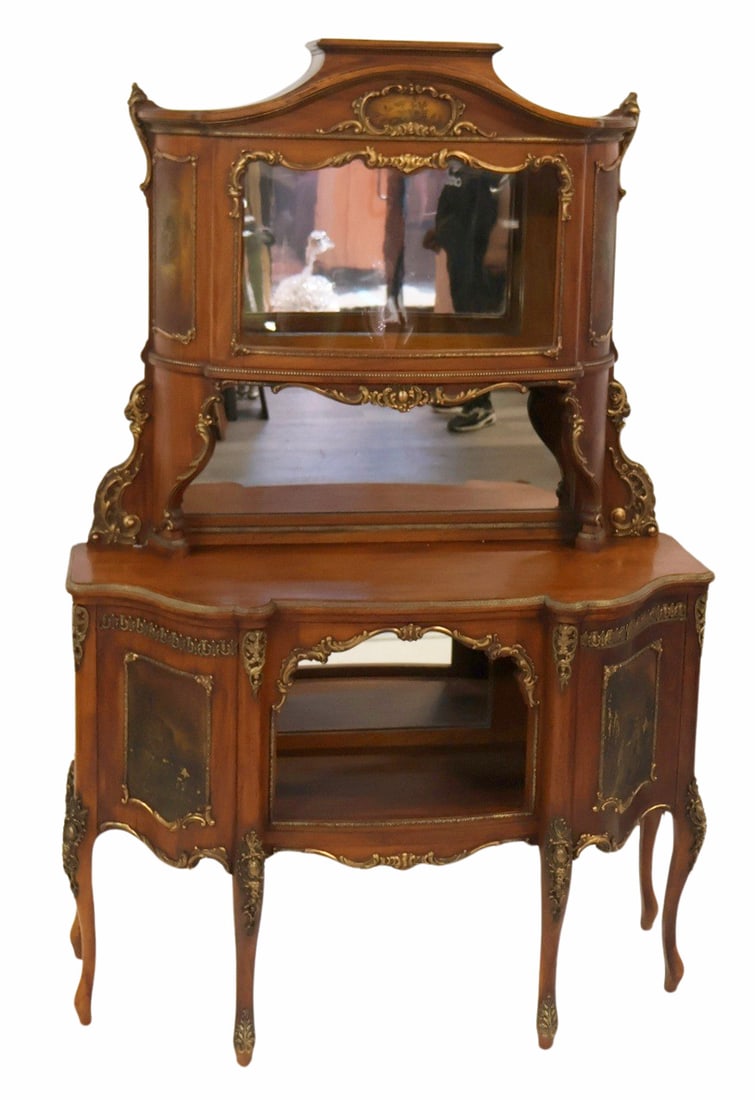 Antique Vernis Martin Bronze Mounted, Paint & (1 of 8)
