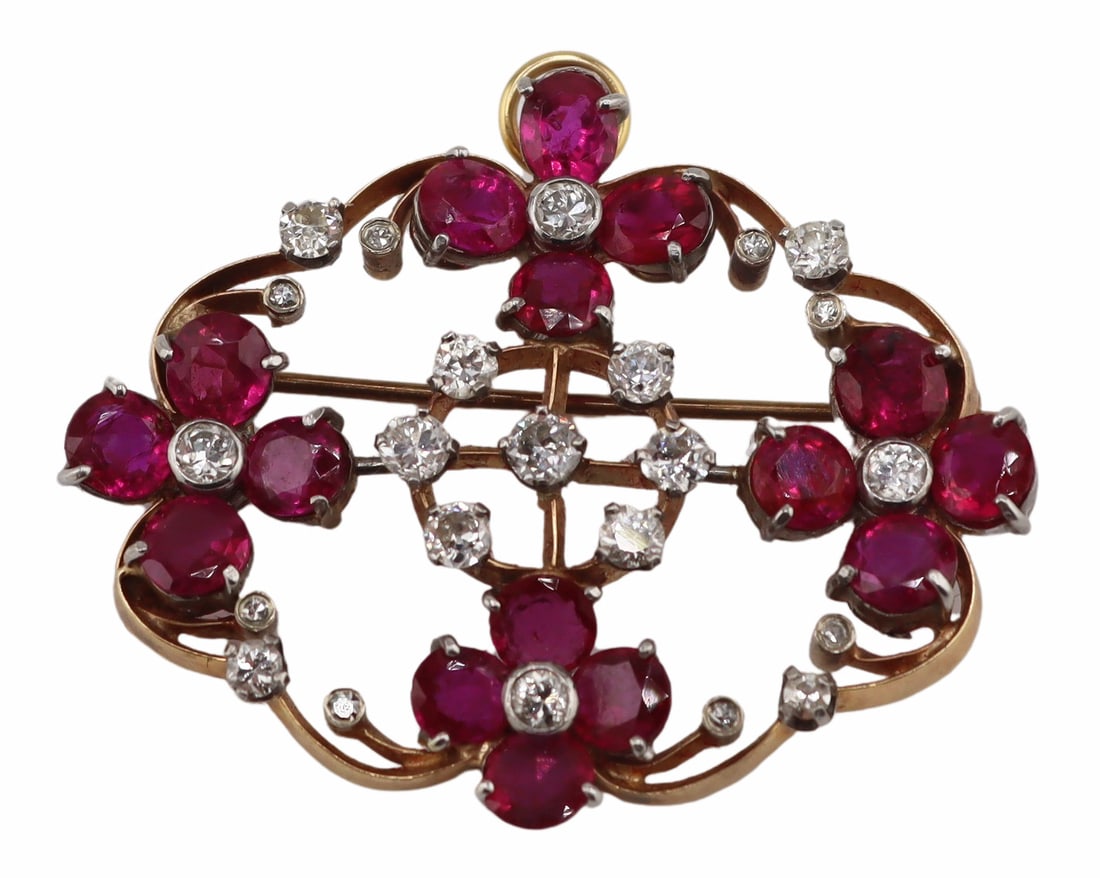 JEWELRY. Platinum, Gold, Ruby and Diamond (1 of 9)