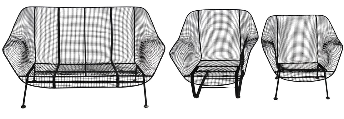 Midcentury Woodard Sculpture 3 Piece Set (1 of 8)