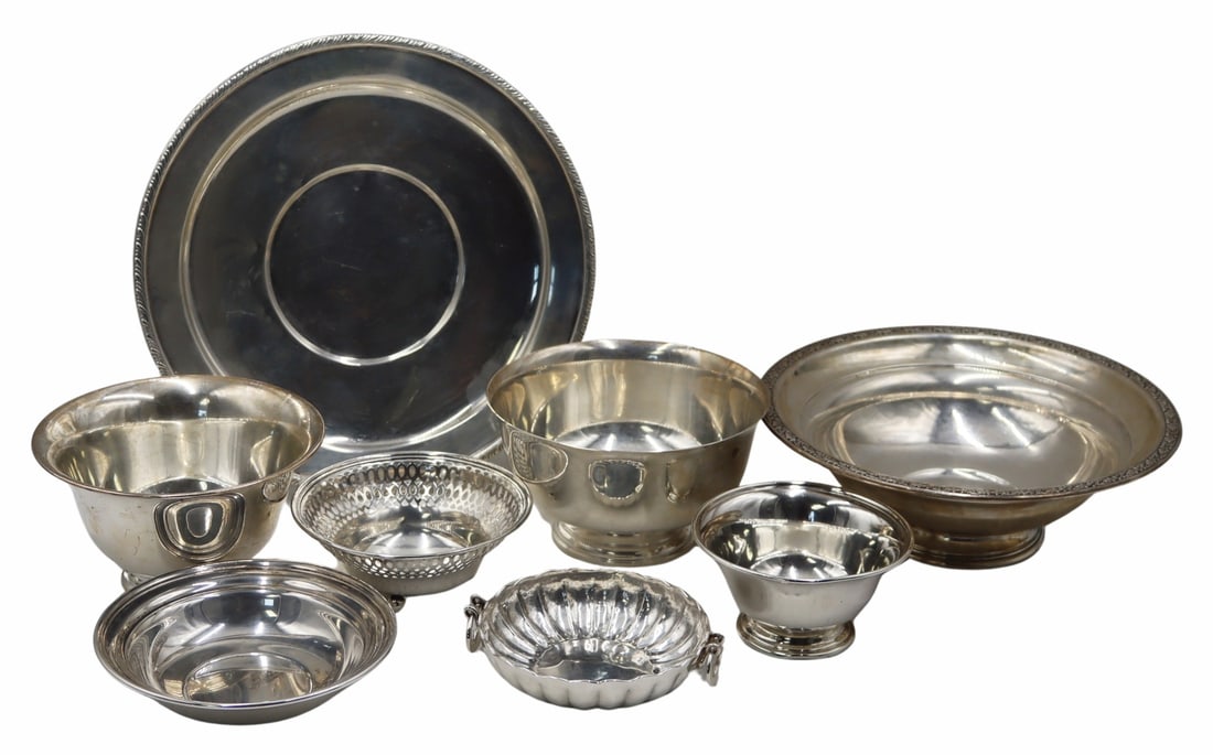 STERLING. Collection of Sterling Hollowware. (1 of 14)