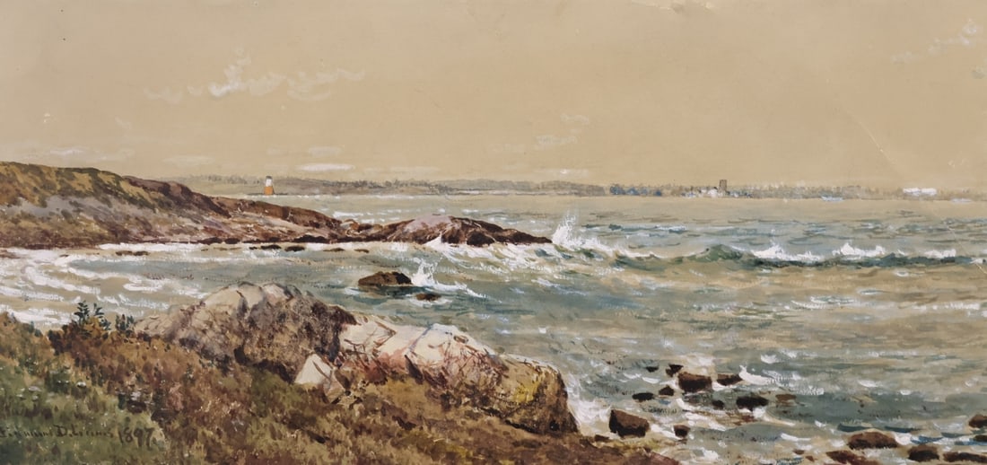 EDMUND DARCH LEWIS (AMERICAN,1835-1910) [2 WORKS]. (1 of 10)