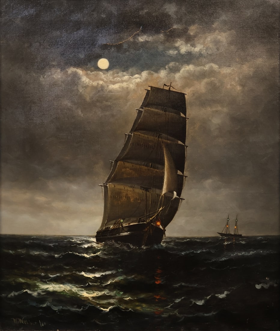 WESLEY ELBRIDGE WEBBER (AMERICAN, 1841-1914). (1 of 5)