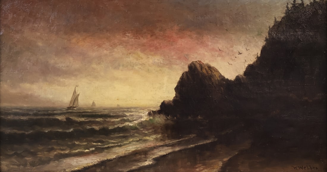 WESLEY ELBRIDGE WEBBER (AMERICAN, 1841-1914). (1 of 4)