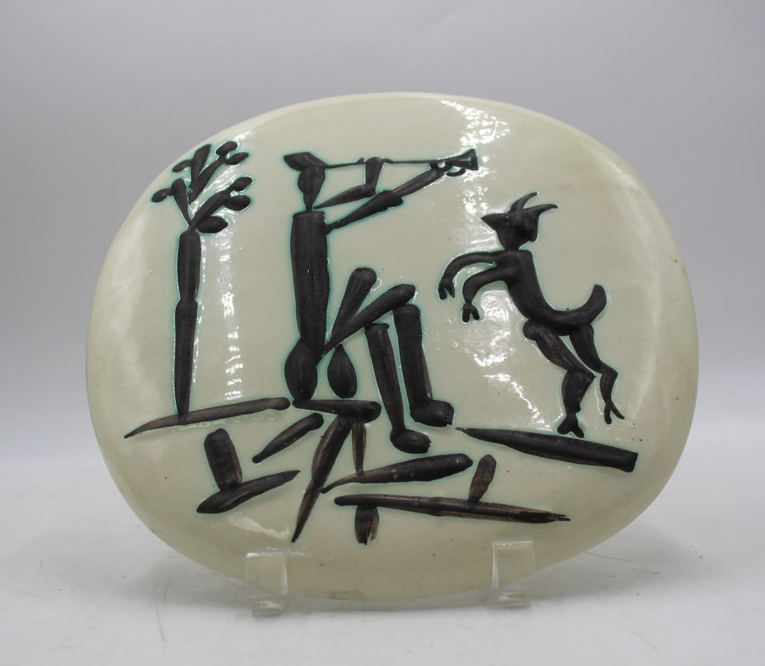 PABLO PICASSO (Spain, 1881-1973) Madoura Plaque. (1 of 5)