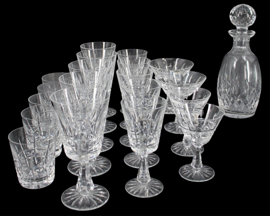 WATERFORD Crystal Glass Grouping and Decanter (1 of 4)