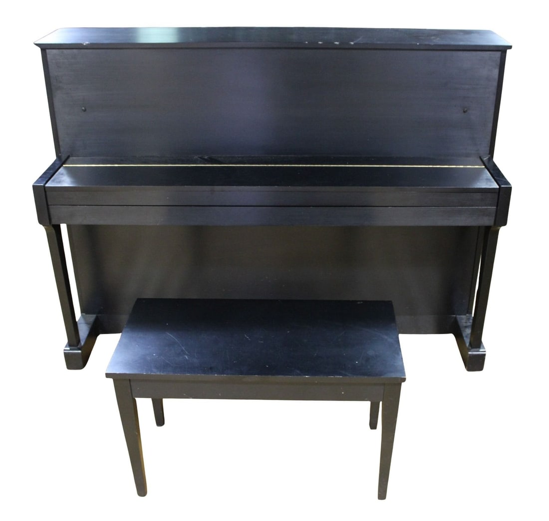 YAMAHA Ebonized Upright Piano T116 #308877 (1 of 11)