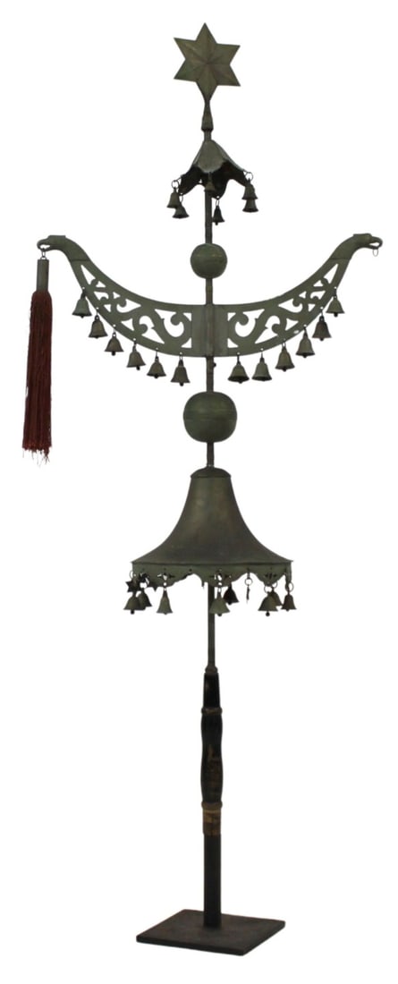 Antique Schellenbaum with Stand. - 3