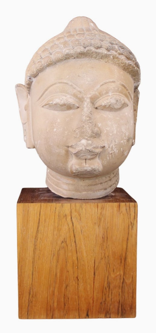 Thai Carved Buddha Head, Ayutthaya? (1 of 15)