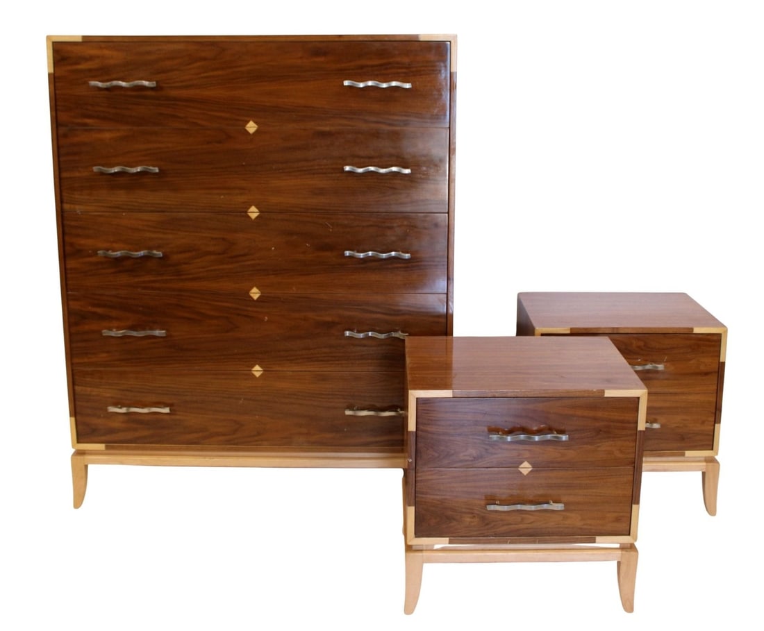 After TOMMY PARZINGER Dresser & Night Stands. (1 of 11)
