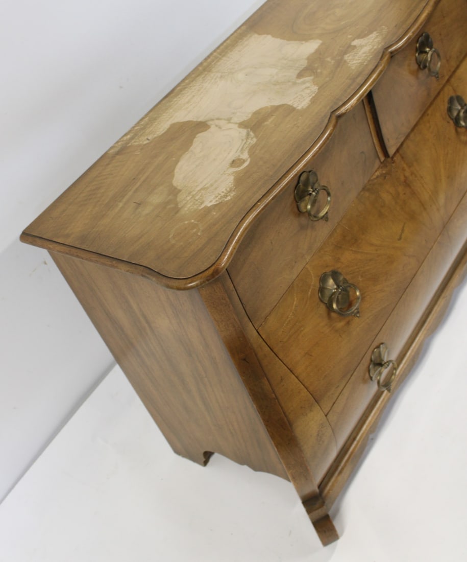 BAKER SIGNED Bombe Commode. - 3