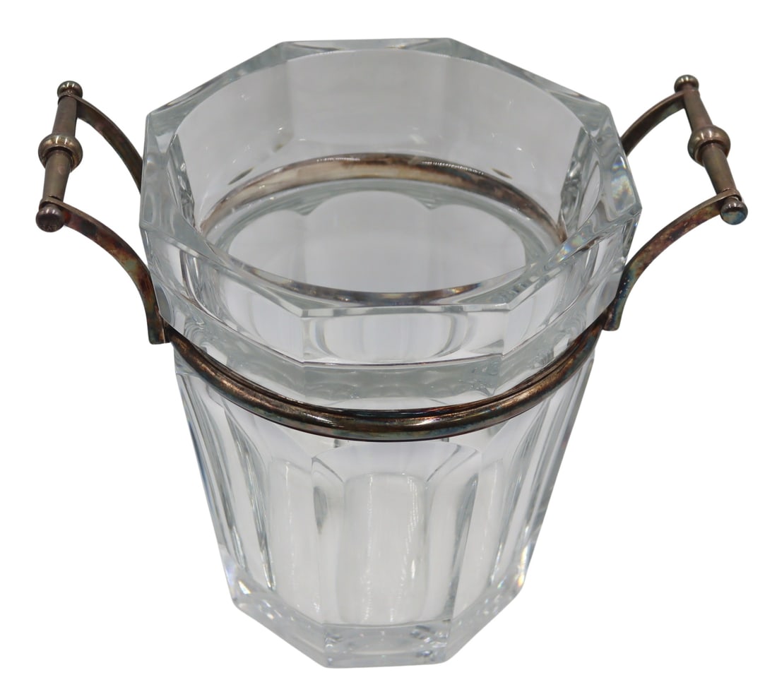 SILVERPLATE. Baccarat 'Harcourt' Crystal Ice or (1 of 9)