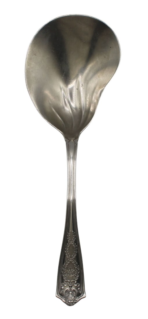 SILVER. Tiffany & Co Sterling Berry Serving Spoon. (1 of 11)