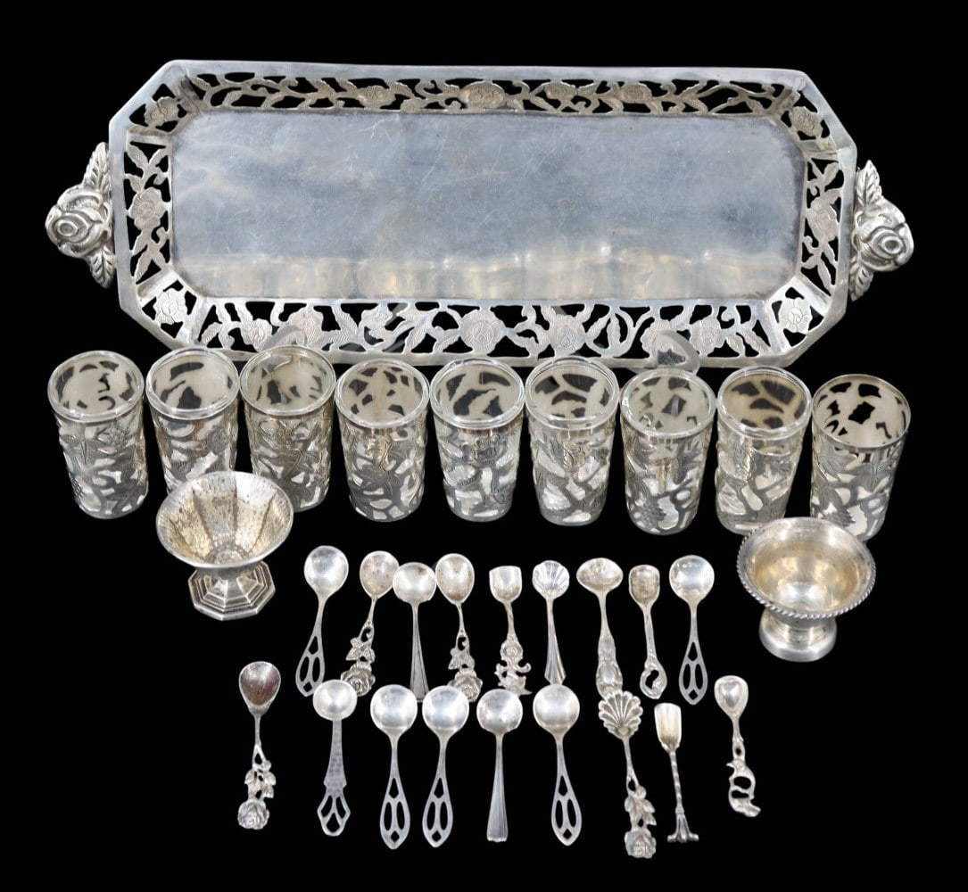 STERLING Assorted Sterling Hollowware and Flatware (1 of 10)