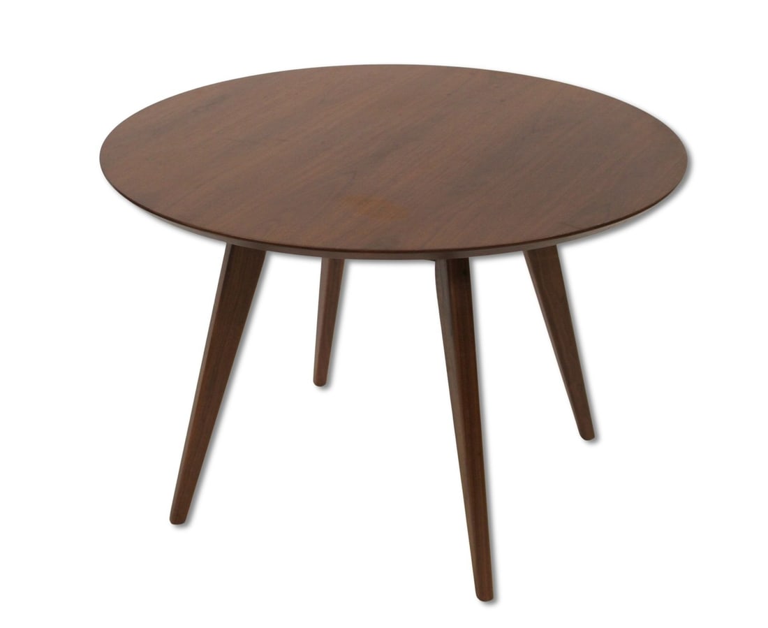 JENS RISOM / KNOLL Signed Center Table.: Probably walnut with label. From a New Rochelle, NY estate. - Dimensions: 29" x 42"D