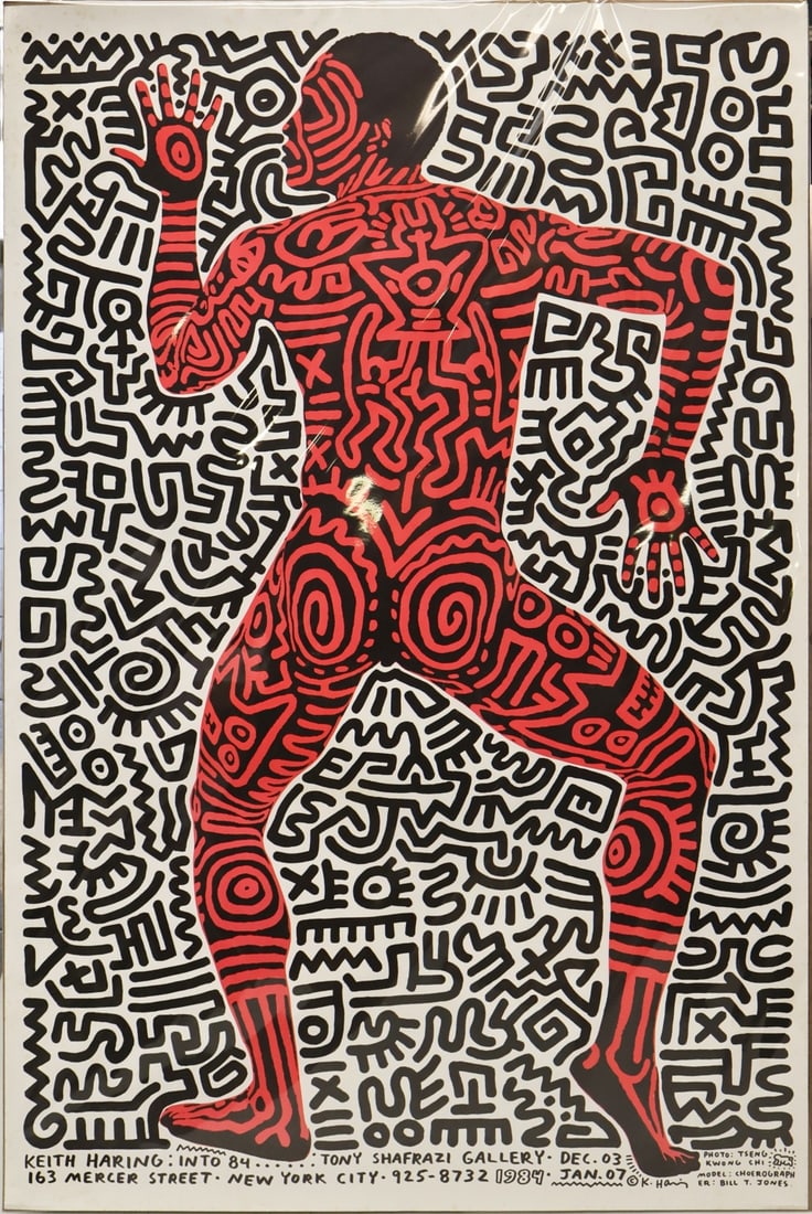 KEITH HARING (AMERICAN, 1958-1990). (1 of 2)