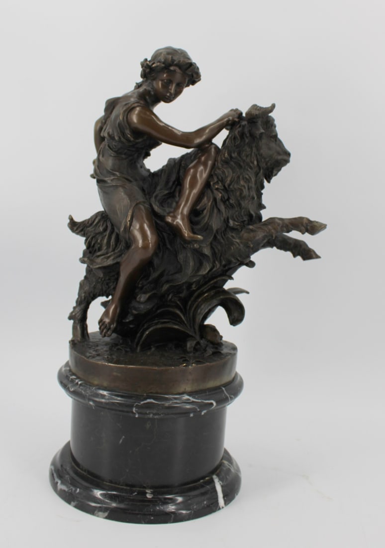 UNSIGNED Large Bronze Sculpture. - 5