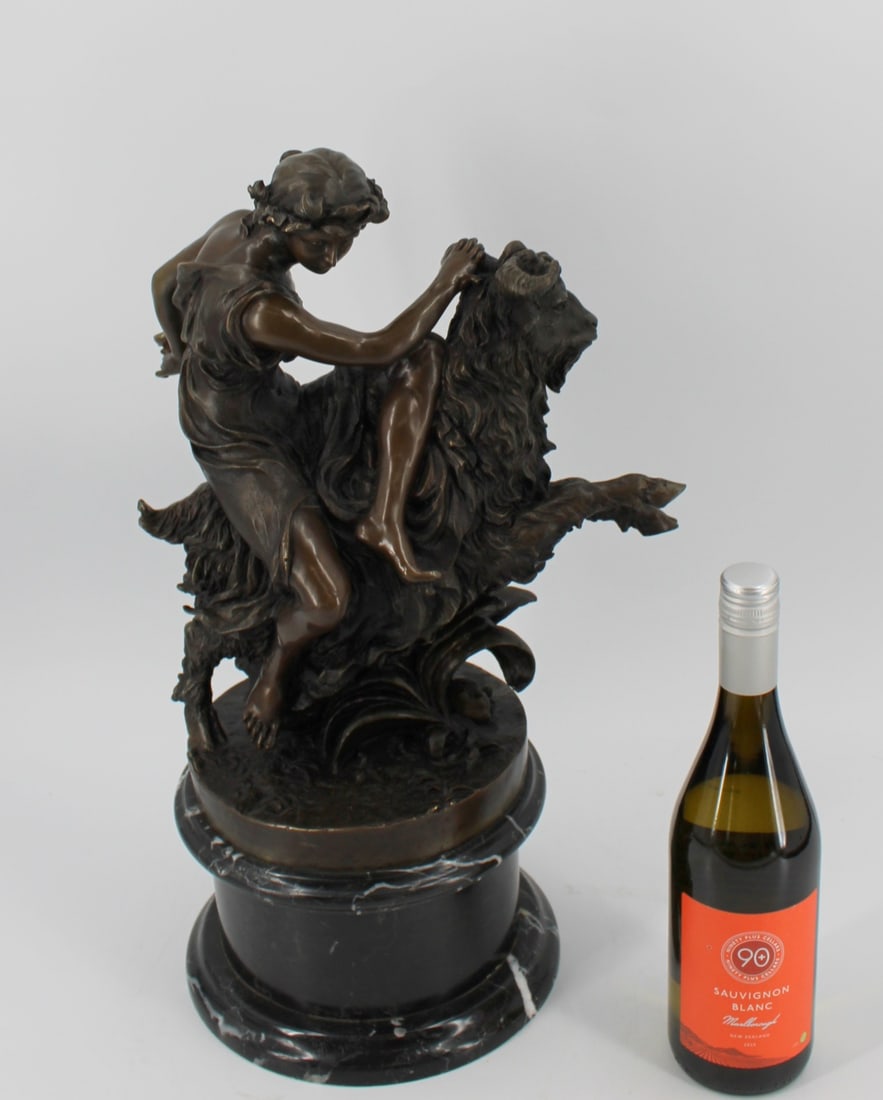 UNSIGNED Large Bronze Sculpture. - 6