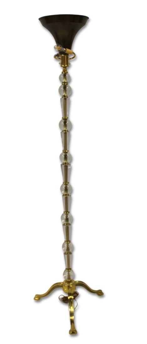 Art Deco Style Glass Floor Lamp. (1 of 6)