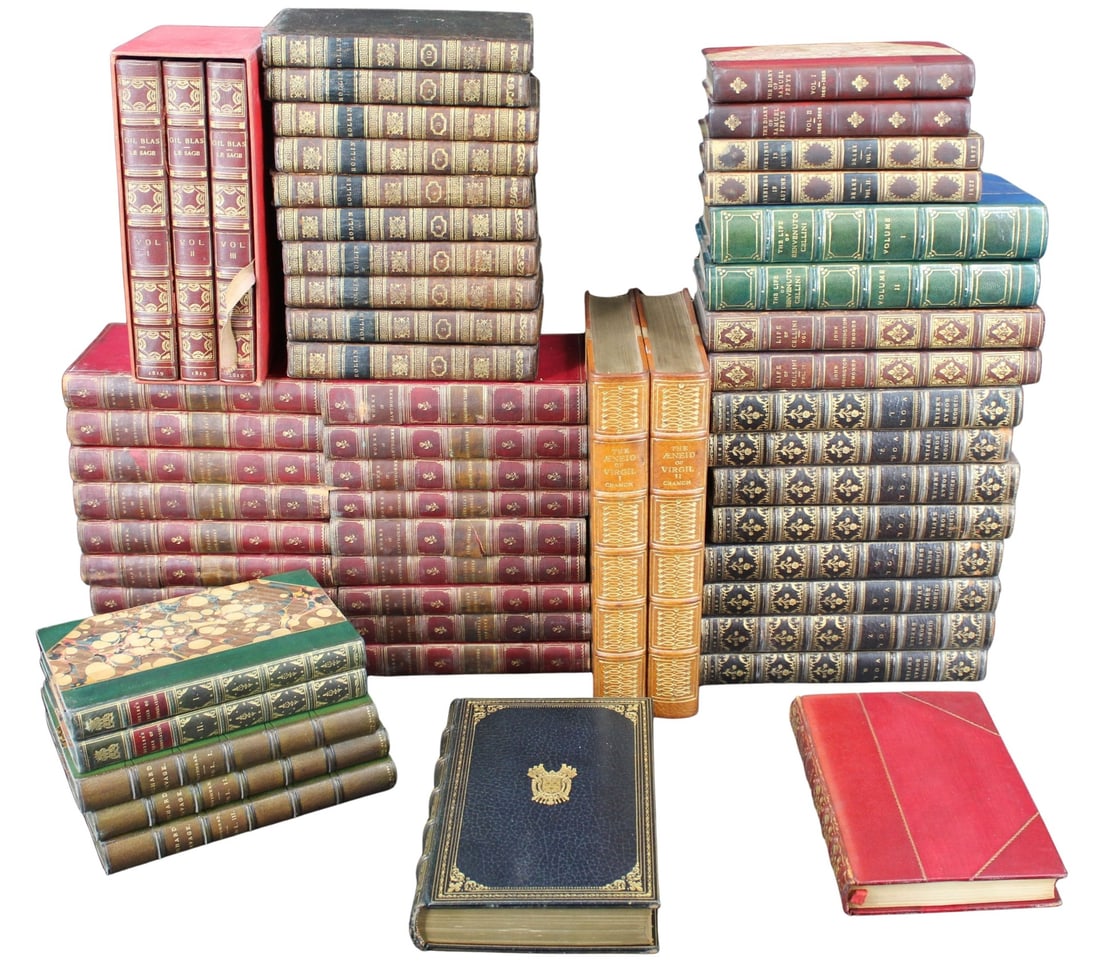 Large Collection of Antique Books Inc. The Aeneid (1 of 11)