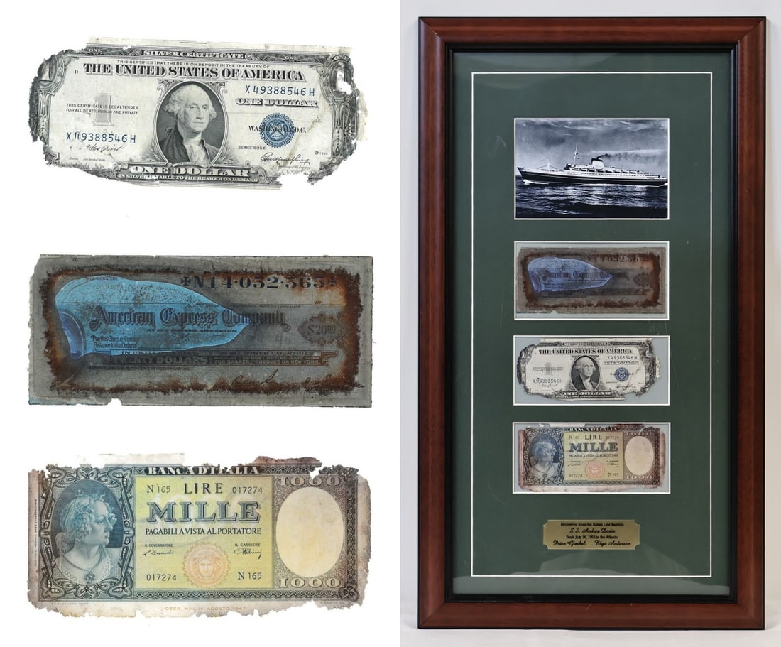 Notaphily. SS Andrea Doria Shipwreck Recovered (1 of 11)