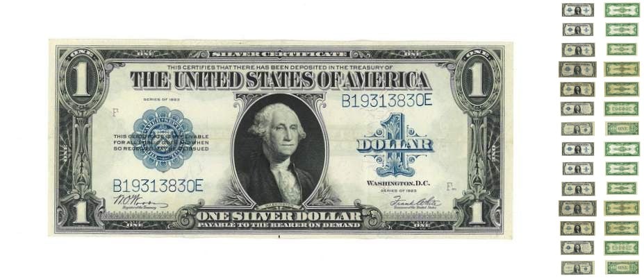 (6) Series of 1923 $1 Silver Certificates (1 of 15)