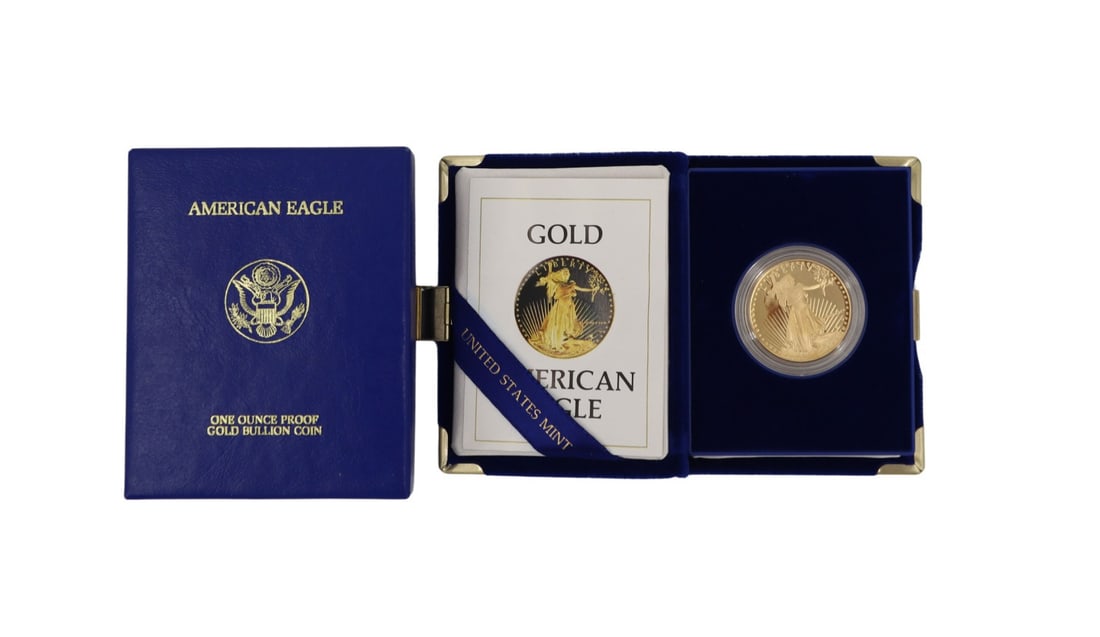 BULLION. 1986 $50 W Proof American Gold Eagle (1 of 3)
