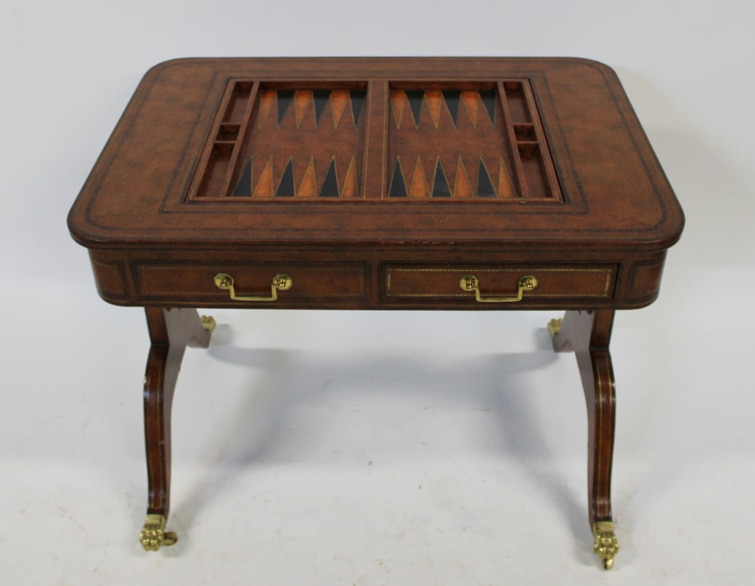Maitland Smith Game Table. - 2