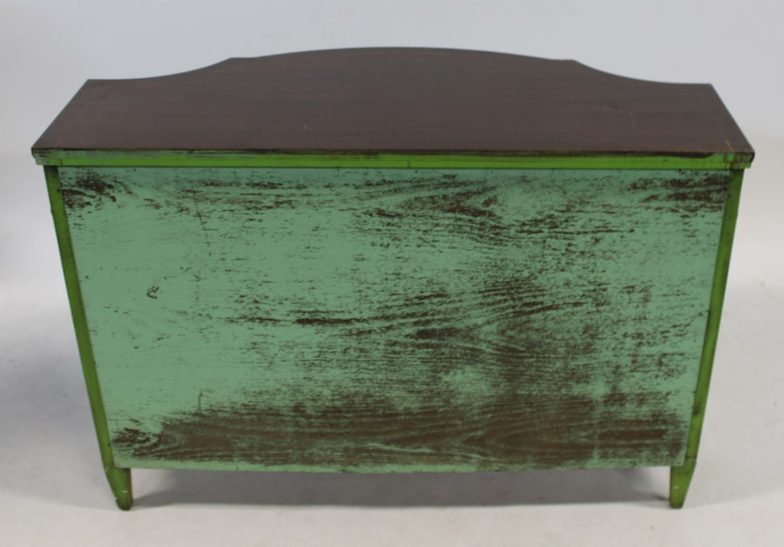 BAKER Signed Bow Front Cabinet. - 8