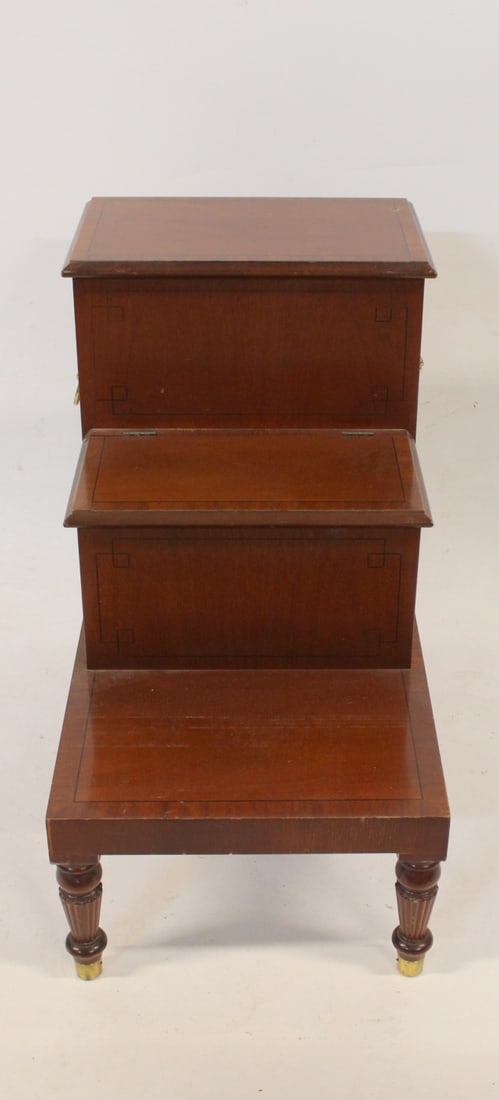 Baker Three-tier Library Steps/Step Stool. - 4