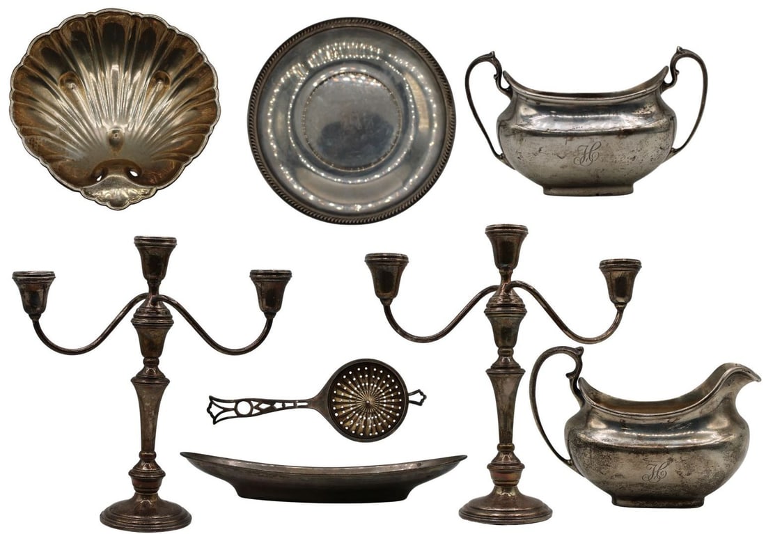SILVER. Collection of Sterling Objects. (1 of 20)