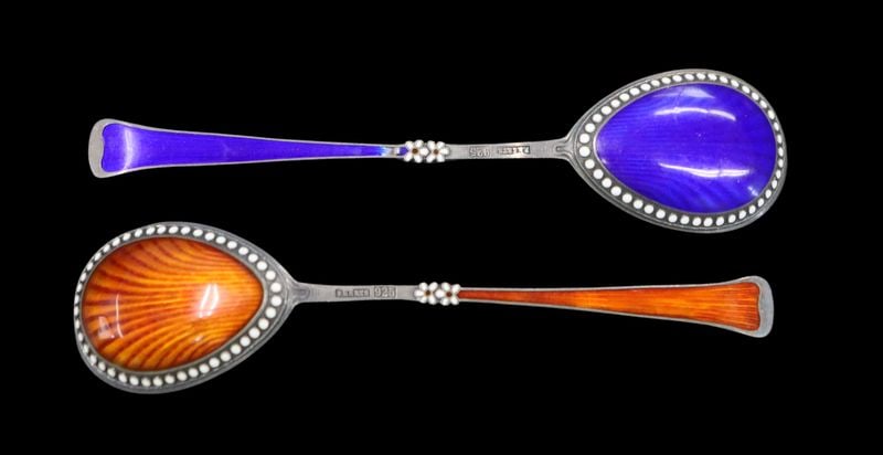 SILVER. Assorted Sterling Mounted Items & Flatware - 3