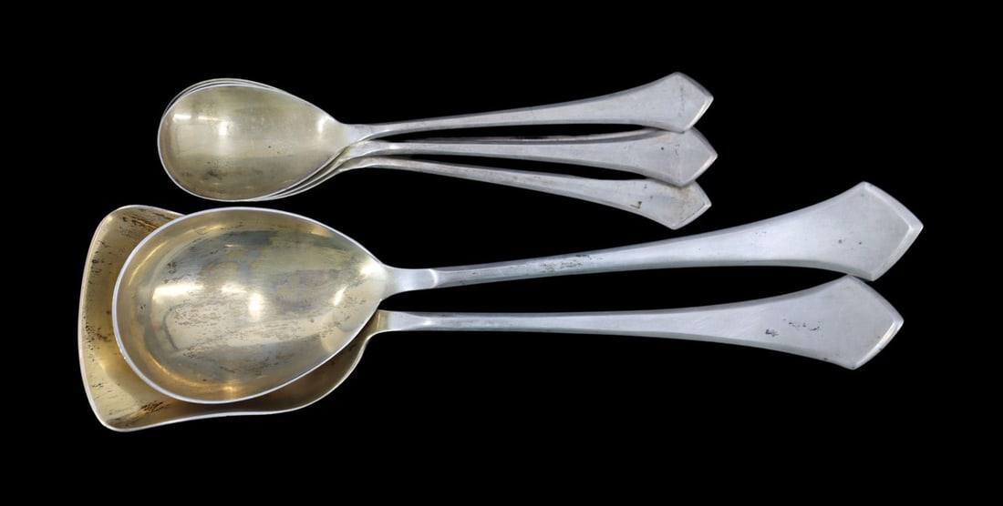 SILVER. Assorted Continental .800 Silver Flatware. - 11