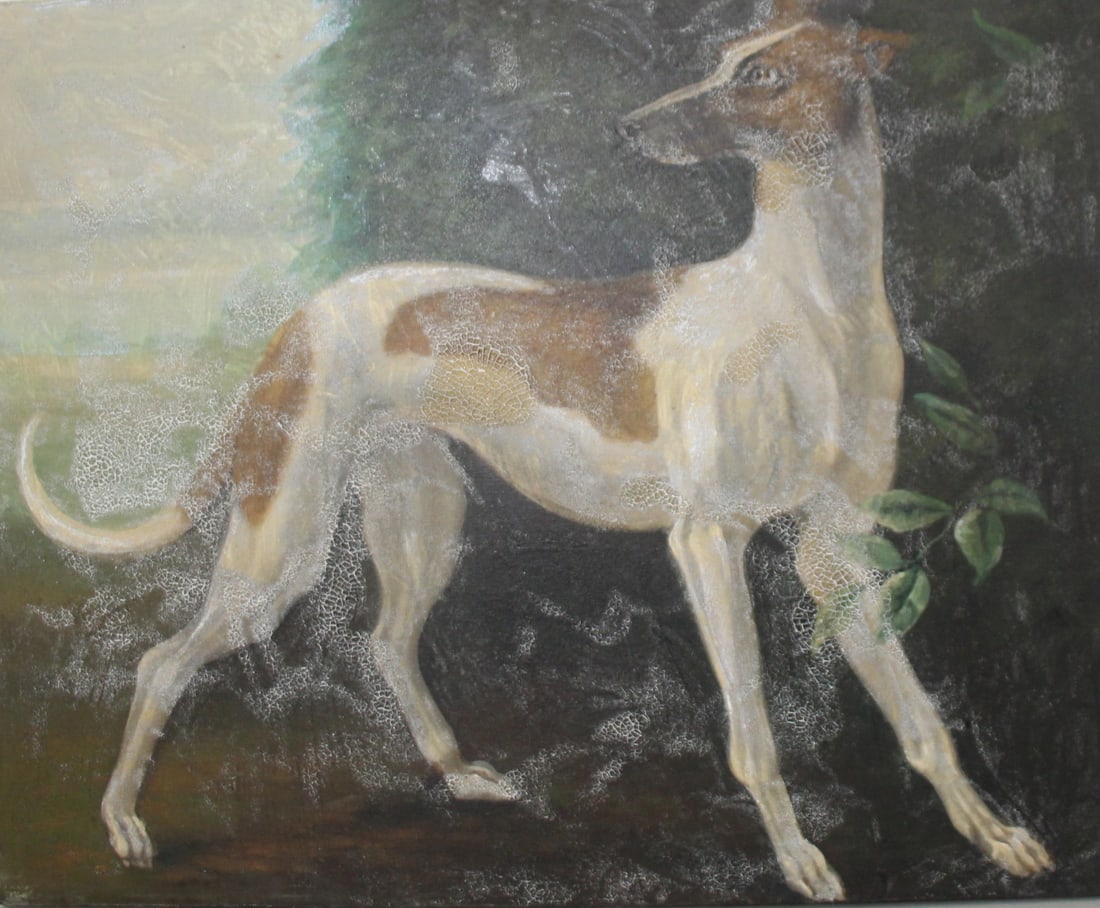 UNSIGNED Oil On Canvas. (1 of 4)