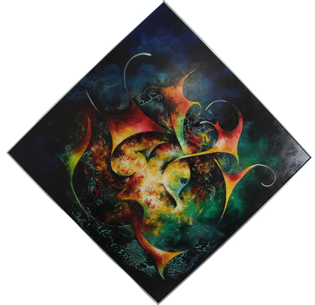 After Leonardo Nierman. Oil On Canvas. (1 of 4)