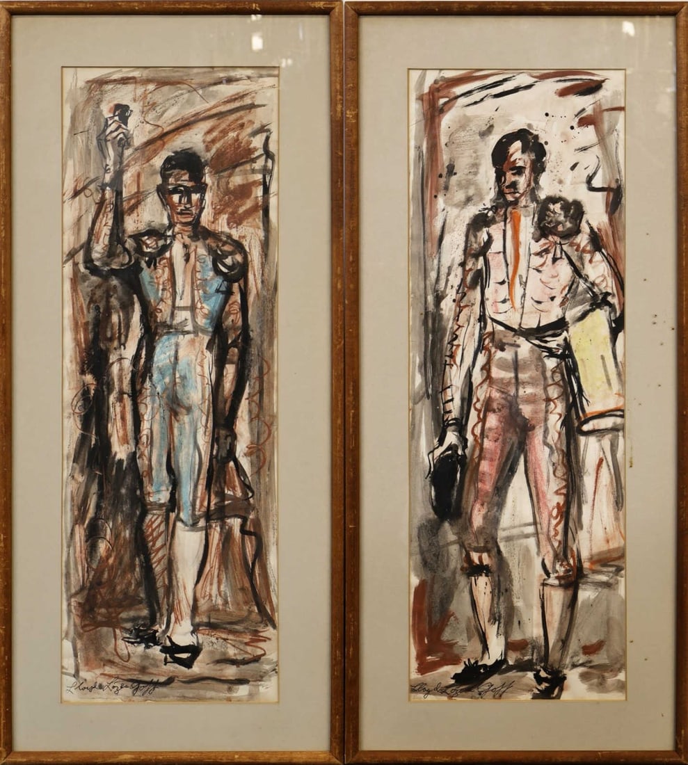 LLOYD LOZES GOFF (AMERICAN, 1918-1982) [2 WORKS]. (1 of 7)