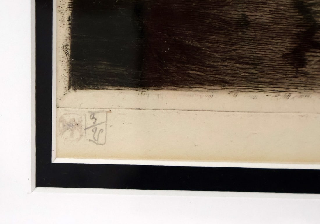 Edouard Leon. Etching - 2