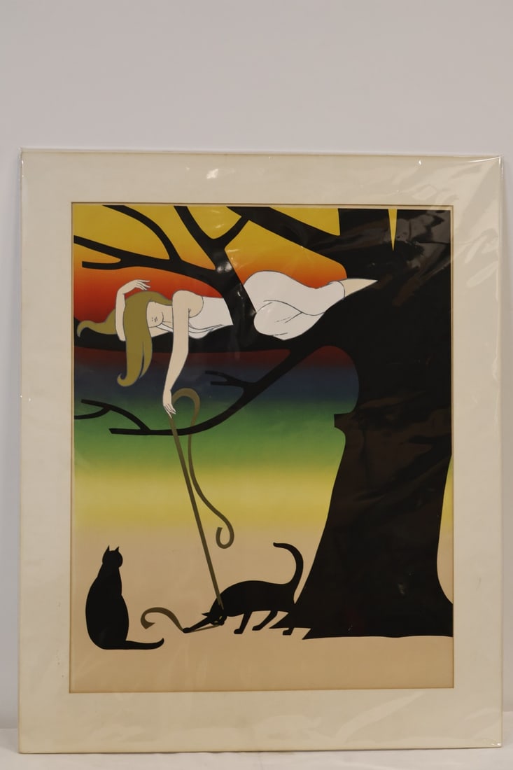 WILL BARNETT Young Artists 75 Poster: Will Barnett Young Artists 75 poster. From a Larchmont NY estate. - Dimensions: Mat 37" x 30"