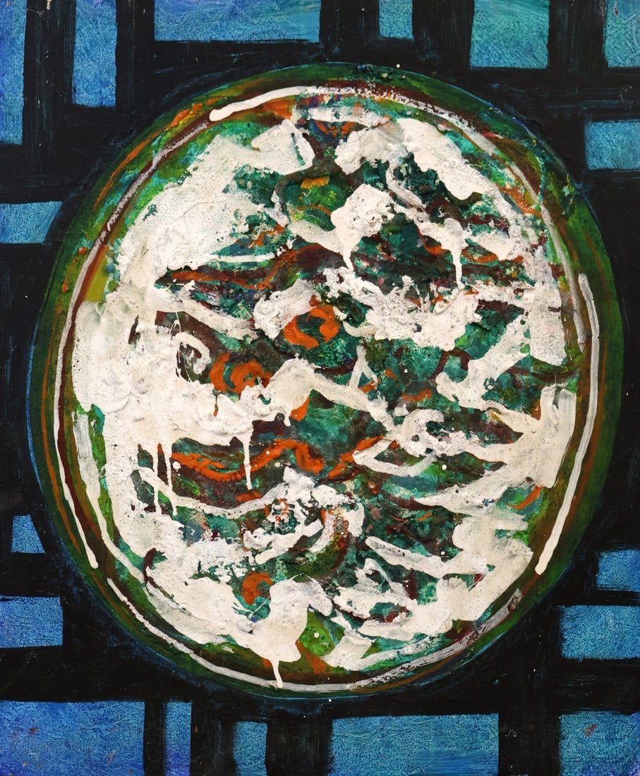 IRVING LEHMAN (UKRAINIAN / AMERICAN, 1900-1982).: Oil on board with heavy impasto, unsigned. From the Irving Lehman estate. - Dimensions: 29" x 24"